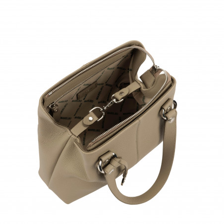 Damentasche Schultertasche 004g 01 Hellgrau