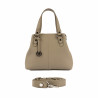 Damentasche Schultertasche 004g 01 Hellgrau