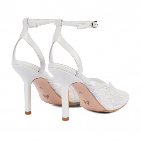 Damen Sandalen 1370 kombiniert weiß