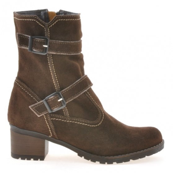 Damenstiefel 3278 Kaffee Velours Damenstiefel 3278 Kaffee Velours