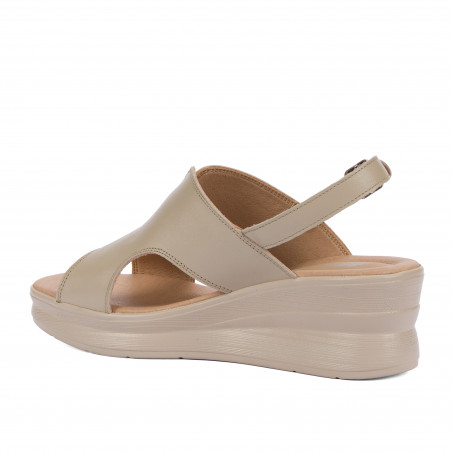 Damensandalen 5124 Sandfarbe