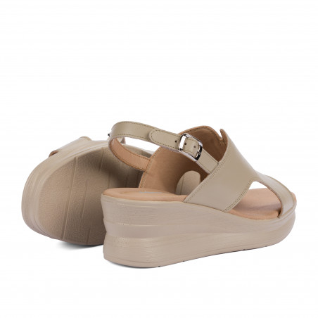 Damensandalen 5124 Sandfarbe