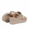 Damensandalen 5124 Sandfarbe