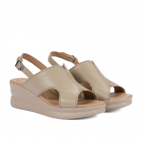 Damensandalen 5124 Sandfarbe