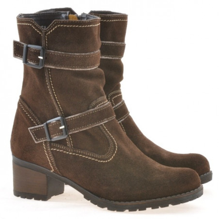 Damenstiefel 3278 Kaffee Velours