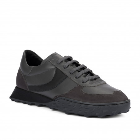 Herrensneaker 9001 grau kombiniert
