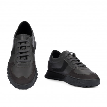 Herrensneaker 9001 grau kombiniert