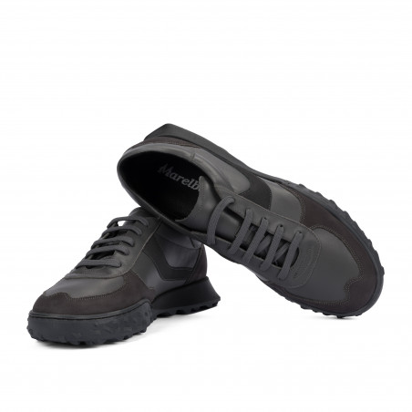 Herrensneaker 9001 grau kombiniert
