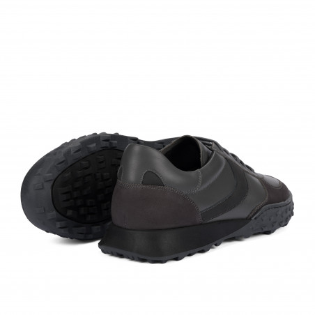 Herrensneaker 9001 grau kombiniert