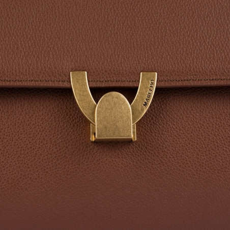 Damentasche zum Umhängen 032g Cognac