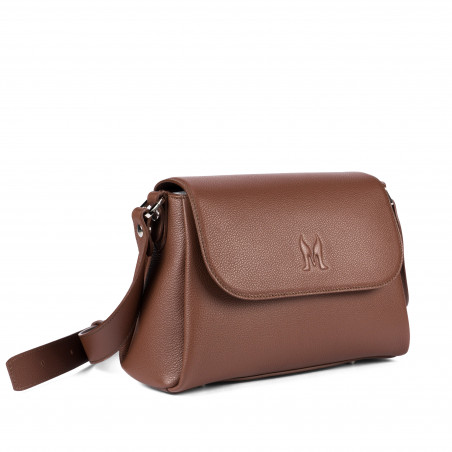 Damentasche Schultertasche 040g 01 biz cognac