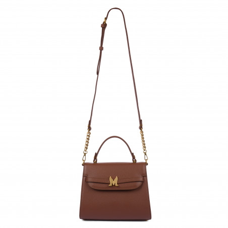 Damentasche zum Umhängen 033g Cognac