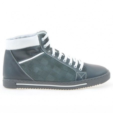 Herrenstiefel 467 grau+weiß
