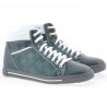 Herrenstiefel 467 grau+weiß