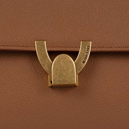 Damentasche Schultertasche 032g golden brown