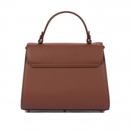 Damen Schultertasche 033g 01 cognac