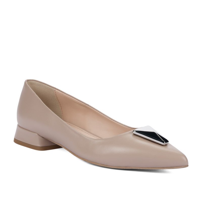 Damen Ballerinas 1360 Sandfarbe
