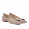 Damen Ballerinas 1360 Sandfarbe