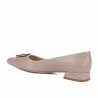 Damen Ballerinas 1360 Sandfarbe