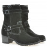 Damenstiefel 3278 Schwarz Veloursleder