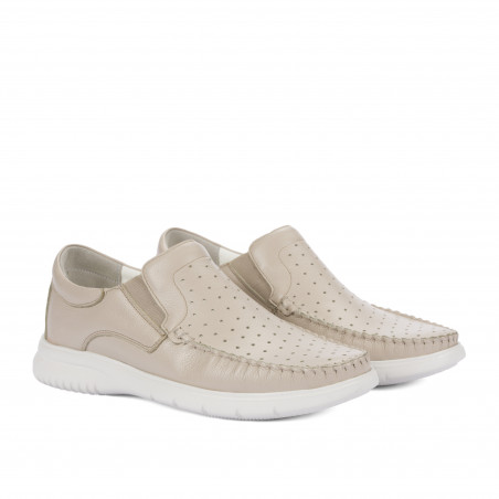 Herren Mokassins 9002 Beige