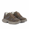 Damen-Sneaker 6102 Sand Velour kombiniert 01