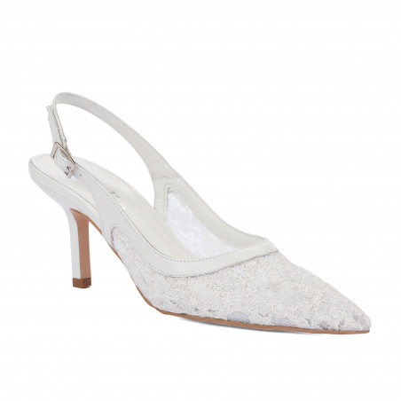 Damen-Sandalen 1368 weiß kombiniert