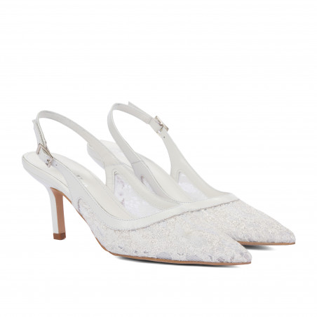 Damen-Sandalen 1368 weiß kombiniert