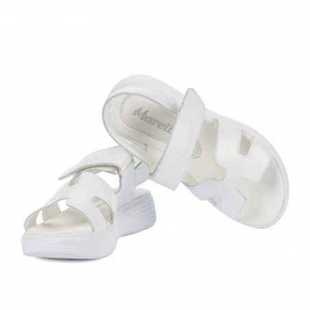 Kindersandalen 2500 weiß Lack
