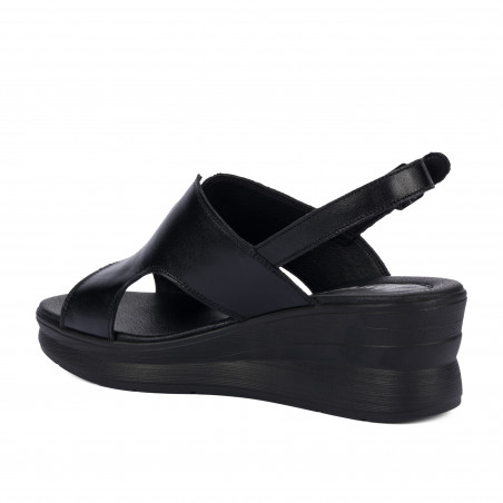 Damensandalen 5124 schwarz