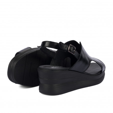 Damensandalen 5124 schwarz