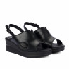Damensandalen 5124 schwarz