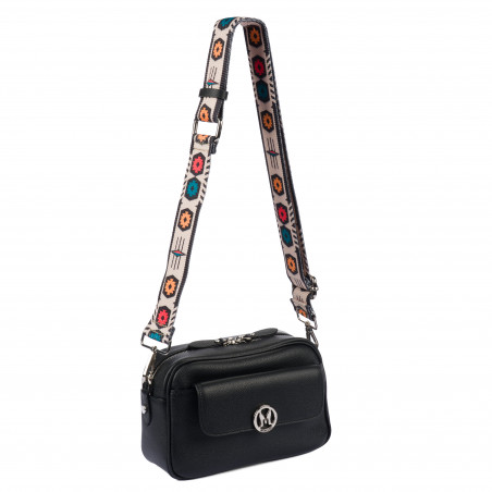 Damentasche Schultertasche 014g 01 biz schwarz