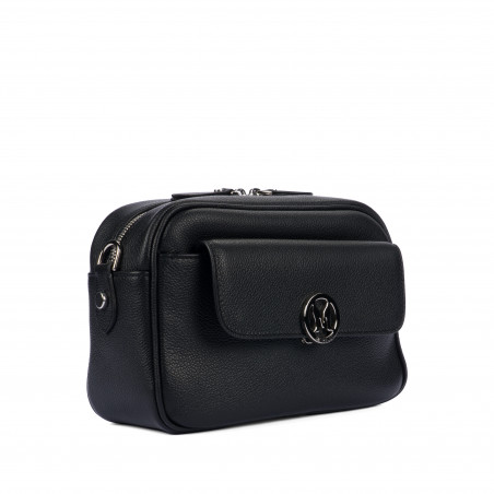 Damentasche Schultertasche 014g 01 biz schwarz