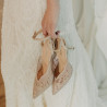 Damensandalen 1370 beige kombiniert