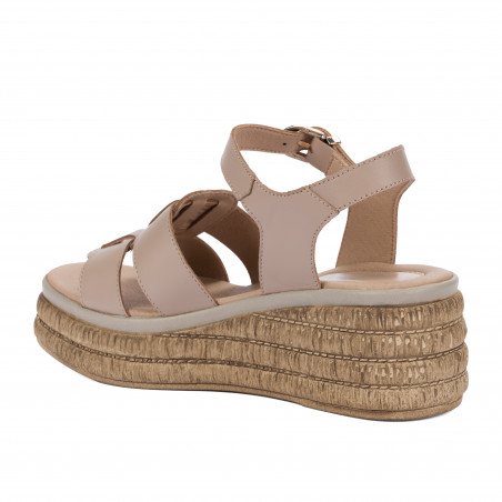 Damensandalen 5129 Sandfarbe