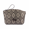 Damentasche Hand 213g 01 Raffia Kakao