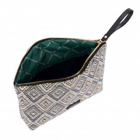 Damentasche Handtasche 213g Raffia Noir