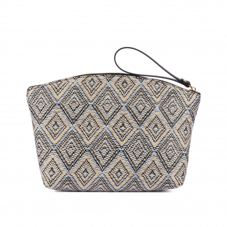 Damentasche Handtasche 213g Raffia Noir