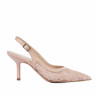 Damensandalen 1368 beige kombiniert