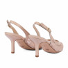 Damensandalen 1368 beige kombiniert