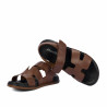 Herrensandalen 368 Kaffee