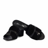 Damen Sandalen 1367 schwarz Velours