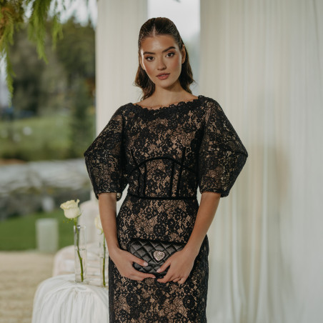 Damen-Umhängetasche 048g 01 biz schwarz lifestyle
