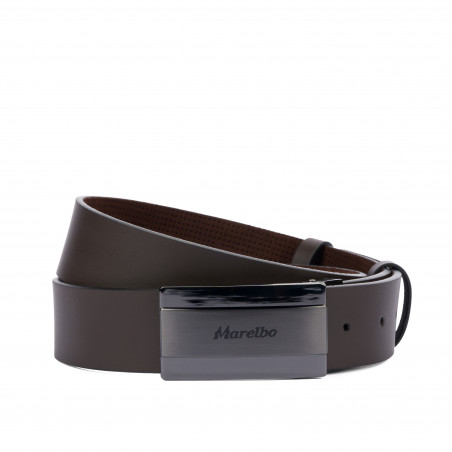 Herren Gürtel 52b dunkelbraun