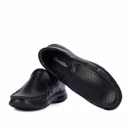 Herrenmokassins 9002 schwarz