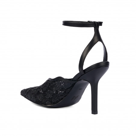 Damensandalen 1370 Schwarz kombiniert