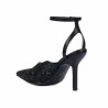 Damensandalen 1370 Schwarz kombiniert