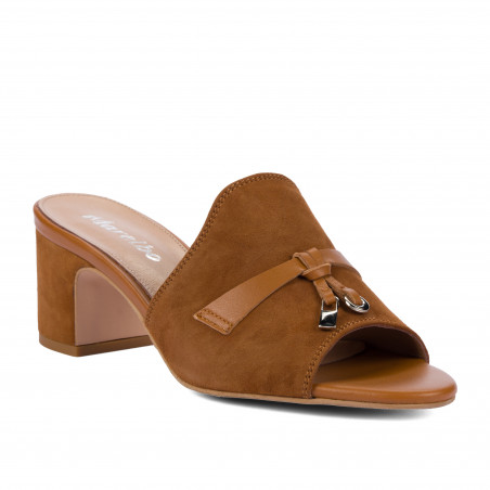 Damen Sandalen 1367 Kamel Velours