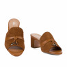 Damen Sandalen 1367 Kamel Velours